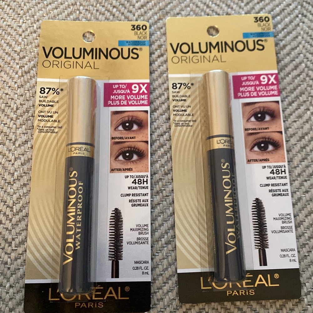L’Oréal Paris Voluminous Waterproof Mascaras NWT
